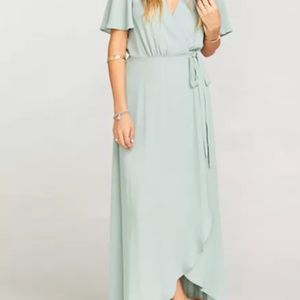 Show Me Your MuMu Silver Sage Crisp- Sophia Wrap